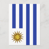 Carte Postale drapeau de l'Uruguay (Devant)