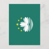 Carte Postale Drapeau de Macao (Devant)