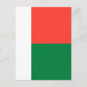 Carte Postale Drapeau de Madagascar (Devant)