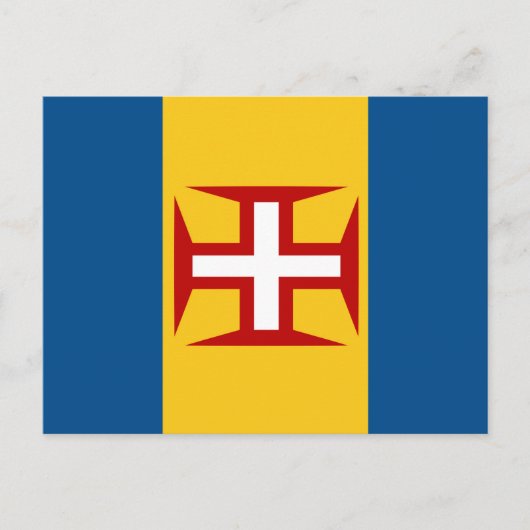 Carte Postale Drapeau de Madère (Devant)