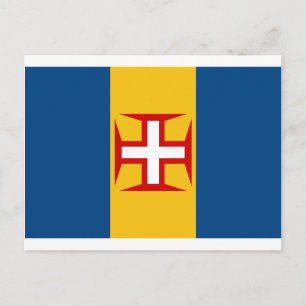 Carte Postale Drapeau de Madère (Portugal)