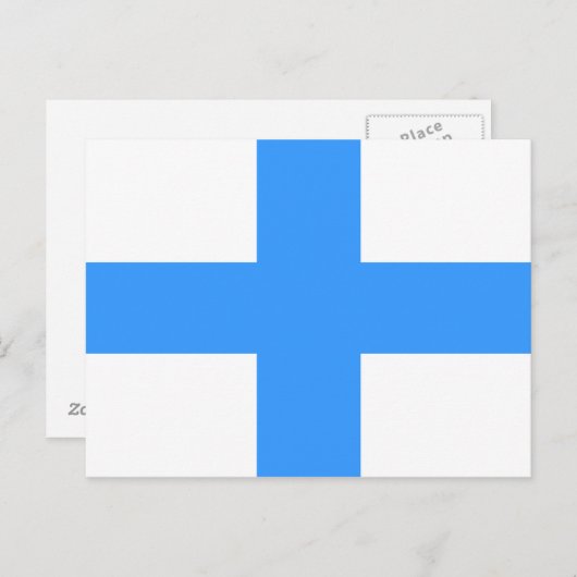 Carte Postale Drapeau de Marseille (Devant / Derrière)