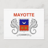 Carte Postale Drapeau de Mayotte (Devant)