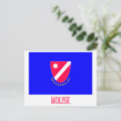 Carte Postale Drapeau de Molise avec nom (Debout devant)
