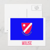 Carte Postale Drapeau de Molise avec nom (Devant / Derrière)