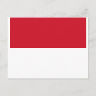 Carte Postale Drapeau de Monaco - Drapeau de Monaco