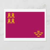 Carte Postale Drapeau de Murcie (Devant)