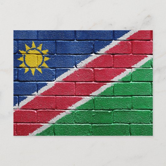 Carte Postale Drapeau de Namibie (Devant)