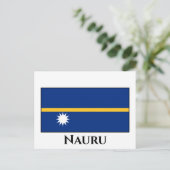 Carte Postale Drapeau de Nauru (Debout devant)