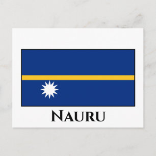 Carte Postale Drapeau de Nauru