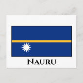 Carte Postale Drapeau de Nauru (Devant)