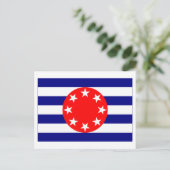 Carte Postale Drapeau de Ngarchelong (Debout devant)