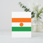 Carte Postale drapeau de niger (Debout devant)