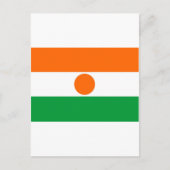 Carte Postale drapeau de niger (Devant)