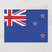Carte Postale Drapeau de Nouvelle-Zélande (Devant)