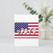 Carte Postale Drapeau de paix dans ASL (Debout devant)