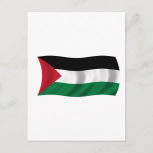 Carte Postale Drapeau de Palestine