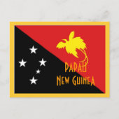 Carte Postale Drapeau de Papau (Devant)