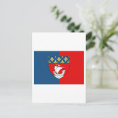 Carte Postale Drapeau de Paris (Debout devant)