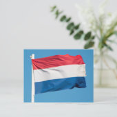 Carte Postale Drapeau de Pays-Bas (Debout devant)