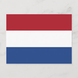 Carte Postale Drapeau de Pays-Bas Postcard