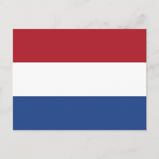 Carte Postale Drapeau de Pays-Bas Postcard (Devant)