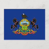 Carte Postale Drapeau de Pennsylvanie (Devant)