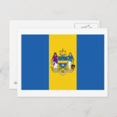 Carte Postale Drapeau de Philadelphie (Devant / Derrière)