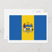 Carte Postale Drapeau de Philadelphie (Devant / Derrière)