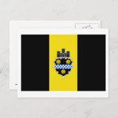 Carte Postale Drapeau de Pittsburgh (Devant / Derrière)