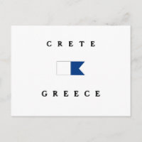 Drapeau de plongée Alpha en Crète