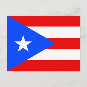 Carte Postale Drapeau de Porto Rico