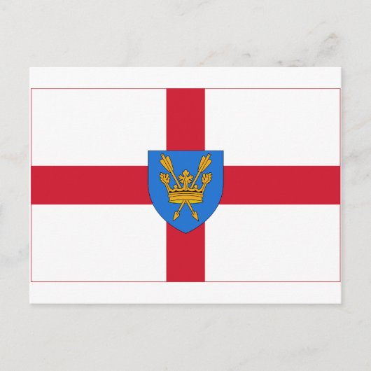 Carte Postale Drapeau de proposition de Suffolk St Edmund (Devant)