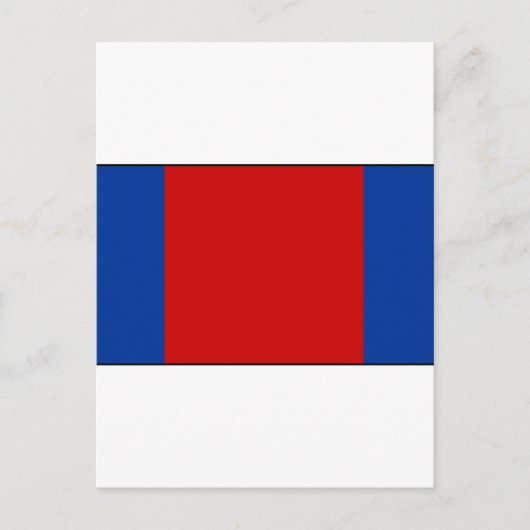 Carte Postale Drapeau de Quito Équateur (Devant)