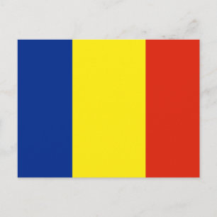Carte Postale Drapeau de Roumanie