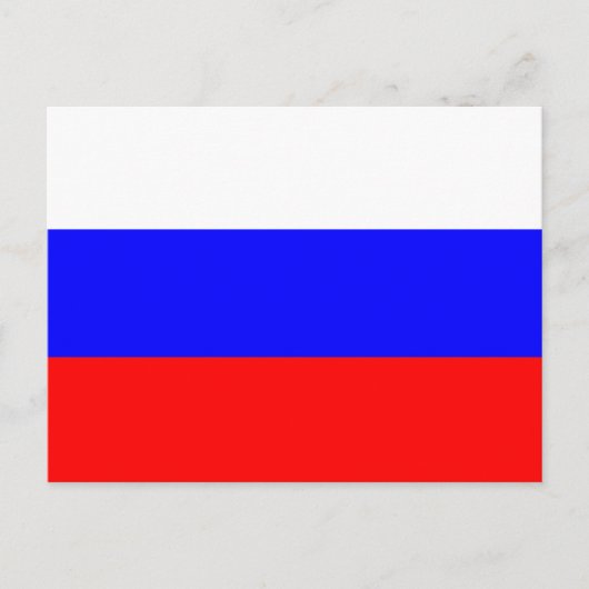 Carte postale drapeau de Russie (Devant)