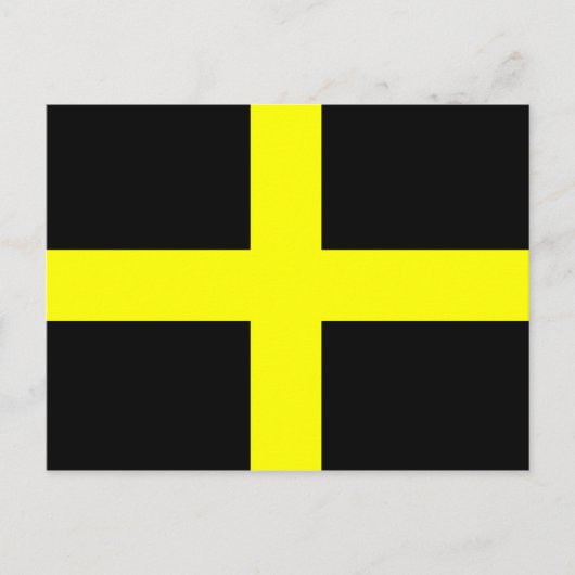 Carte Postale Drapeau de Saint-David Pays de Galles (Devant)