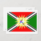 Carte Postale Drapeau de Saint-Domingue (Devant / Derrière)