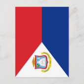 Carte Postale drapeau de Saint-Martin (Devant)