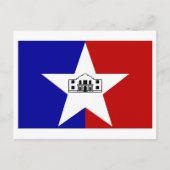 Carte Postale Drapeau de San Antonio (Devant)