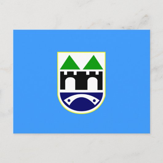 Carte Postale Drapeau de Sarajevo (Devant)