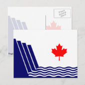 Carte Postale Drapeau de Scarborough (Ontario) (Devant / Derrière)