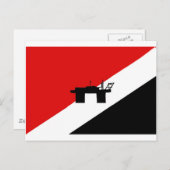 Carte Postale Drapeau de Sealand (Devant / Derrière)