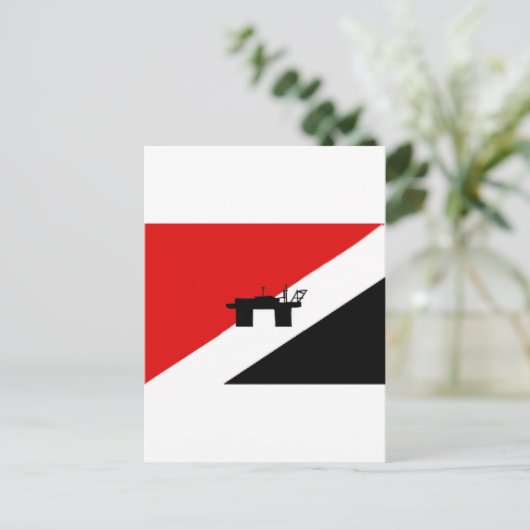 Carte Postale Drapeau de Sealand (Debout devant)