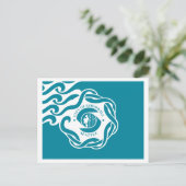 Carte Postale Drapeau de Seattle (Debout devant)