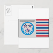 Carte Postale Drapeau de Sécession utilisé par la Floride - 10 j (Devant / Derrière)