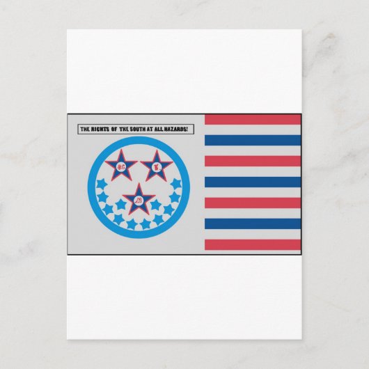 Carte Postale Drapeau de Sécession utilisé par la Floride - 10 j (Devant)