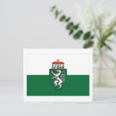 Carte Postale Drapeau de Styrie, Autriche (Debout devant)
