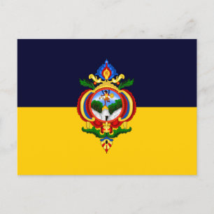 Carte Postale Drapeau de Tegucigalpa, le Honduras