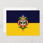 Carte Postale Drapeau de Tegucigalpa, le Honduras (Devant / Derrière)